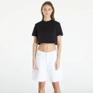 Calvin Klein Jeans Premium Monologo Cropped T-Shirt Black #3148142