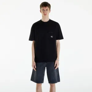 Calvin Klein Jeans Texture Pocket Short Sleeve T-Shirt CK Black