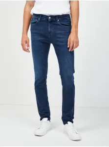 Dark blue men's skinny fit jeans Calvin Klein Jeans - Men #808388