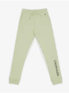 Light Green Girls' Sweatpants Calvin Klein Jeans - Girls #1561578
