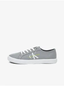 Grey Mens Sneakers Calvin Klein Jeans - Men #1285938