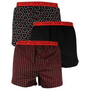 3PACK men's shorts CK ONE multicolor (NB3000A-WGW)