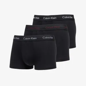 Calvin Klein Cotton Stretch Low Rise Trunk 3-Pack Black #2775364