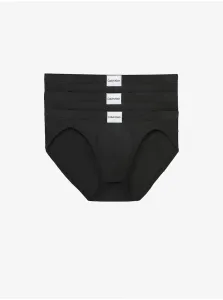 Set of three men's briefs in black Calvin Klein Underwear - Men