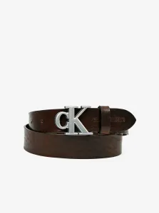 Dark brown men's leather belt Calvin Klein Jeans - Men #112357