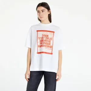 Calvin Klein Jeans Slogan Boyfriend T-Shirt White #1660892