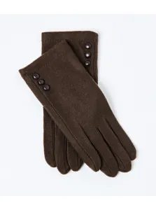 Brown gloves CAMAIEU - Women