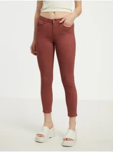 Burgundy Women's Skinny Fit Jeans CAMAIEU - Women