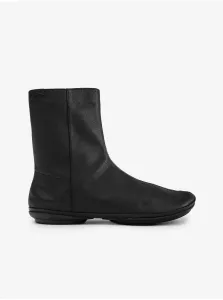 Black Women's Ankle Leather Camper Pina Boots - Women