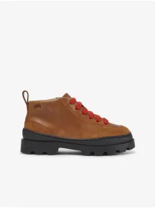 Brown Girls Leather Shoes Camper Brutus - Unisex #208448