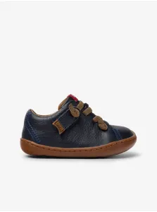 Dark blue kids leather shoes Camper - unisex #1285660