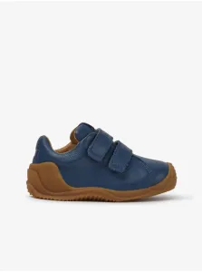 Dark Blue Kids Leather Sneakers Camper - Guys #1074486