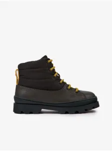 Dark grey kids ankle leather boots Camper Brutus - Boys #1447168