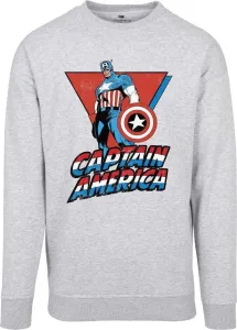 Captain America Maglietta Crewneck Maschile Grey L