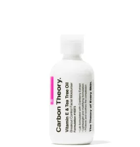Carbon Theory Crema idratante per viso Vitamin E & Tea Tree Oil Breakout Control (Facial Moisturiser) 100 ml