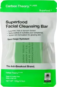 Carbon Theory Sapone detergente per il viso Superfood (Facial Cleansing Bar)100 g
