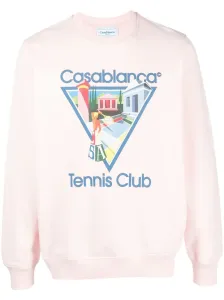 CASABLANCA - Felpa In Cotone Organico Con Logo #2498200