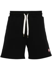 CASABLANCA - Shorts In Cotone Organico Con Logo #3109979