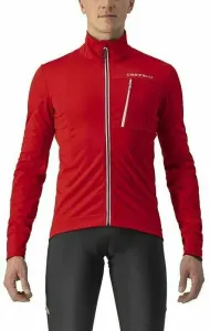 Castelli Go Jacket Red/Silver Gray 2XL Giacca