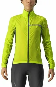 Castelli Squadra Stretch W Jacket Electric Lime/Dark Gray XL Giacca da ciclismo, gilet