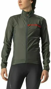 Castelli Squadra Stretch W Jacket Military Green/Dark Gray L Giacca da ciclismo, gilet