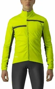 Castelli Transition 2 Jacket Electric Lime/Dark Gray-Black L Giacca da ciclismo, gilet