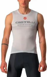 Castelli Active Cooling Sleeveless Canotta Silver Gray 2XL