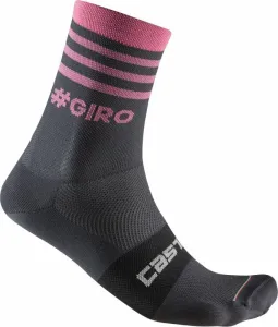 Castelli Giro 13 Stripe Sock Gray/Rosa L/XL Calzini ciclismo