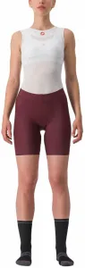 Castelli Prima W Short Deep Bordeaux/Persian Red M Pantaloncini e pantaloni da ciclismo