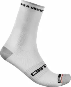 Castelli Rosso Corsa Pro 15 Sock White S/M Calzini ciclismo