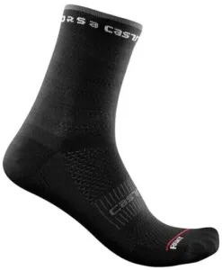 Castelli Rosso Corsa W 11 Sock Black L/XL Calzini ciclismo