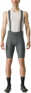 Castelli Espresso Bibshort Gunmetal Gray XL Pantaloncini e pantaloni da ciclismo