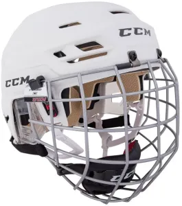 CCM Casco per hockey Tacks 110 Combo JR Bianco XS