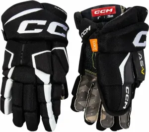 CCM Tacks AS-V JR 10 Black/White Guanti da hockey