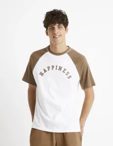 Celio Cotton T-Shirt Ceraglan Happiness - Men