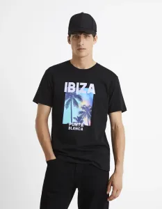Celio Cotton T-Shirt Cesouth Ibiza - Men