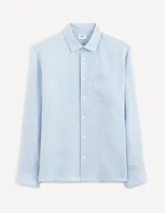Celio Linen Shirt Baflax regular - Men #228309