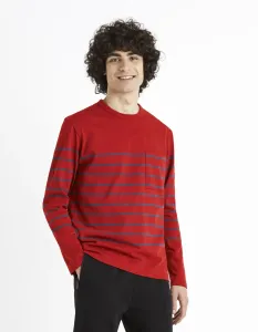 Celio Striped T-shirt Veboxmlr - Men #2087537