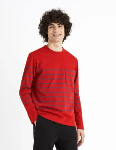 Celio Striped T-shirt Veboxmlr - Men #2486536