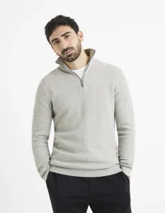 Celio Sweater Velim with zipper collar - Men #995117