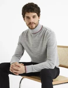Celio Sweater with turtleneck Deblack - Men