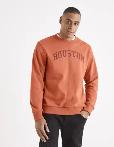 Celio Sweatshirt Beprice Inscription Houston - Men