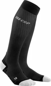 CEP WP20IY Compression Tall Socks Ultralight Black/Light Grey II Calzini da corsa