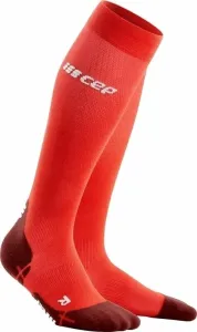 CEP WP30PY Compression Tall Socks Ultralight Lava/Dark Red V Calzini da corsa