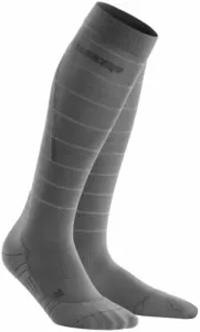 CEP WP402Z Compression Tall Socks Reflective Grey II Calzini da corsa
