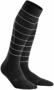 CEP WP405Z Compression Tall Socks Reflective Black III Calzini da corsa