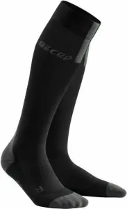 CEP WP40VX Compression Knee High Socks 3.0 Black/Dark Grey II Calzini da corsa