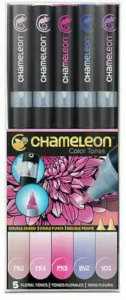 Chameleon Marcatore di ombreggiatura Floral Tones 5 pezzi