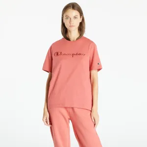 Champion Crewneck T-Shirt Dark Pink #2772802