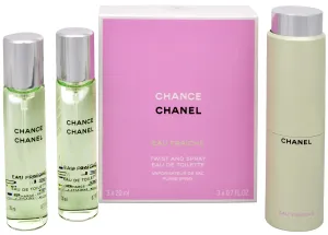 Chanel Chance Eau Fraiche - Refill Eau de Toilette da donna 3 x 20 ml